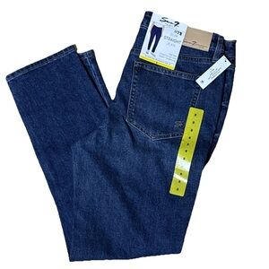 Seven7 Blue Straight Leg Jeans Classic Denim